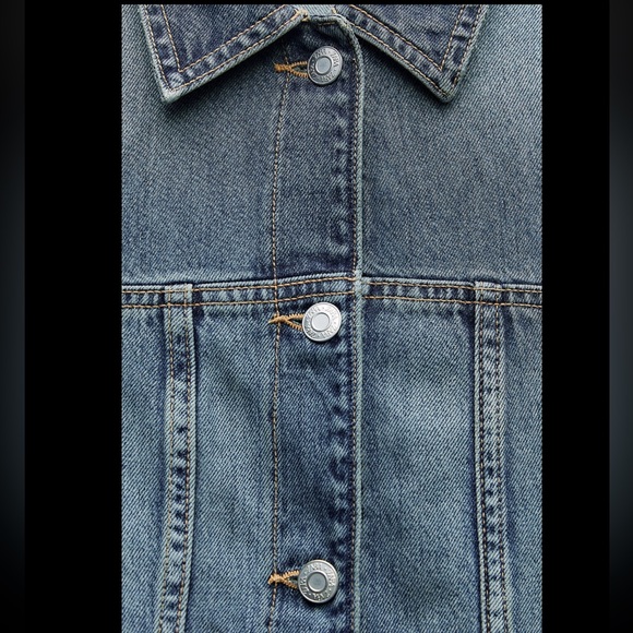 DENIM TRF DRESS - Picture 11 of 13